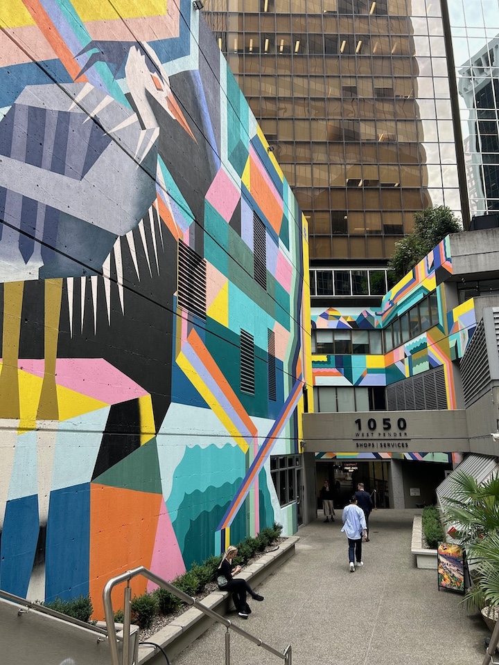 1050 West Pender building detail